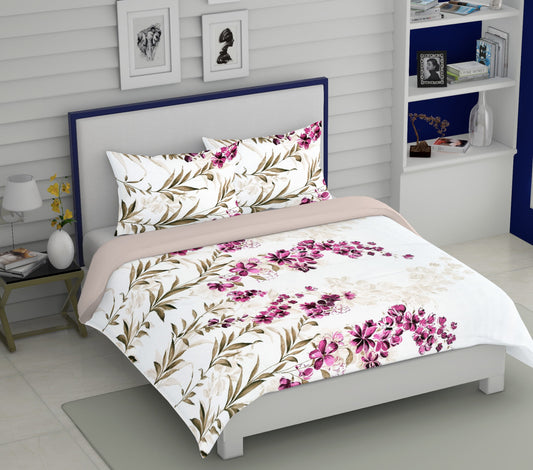 Elyx Floral Grace King Size Bedsheet