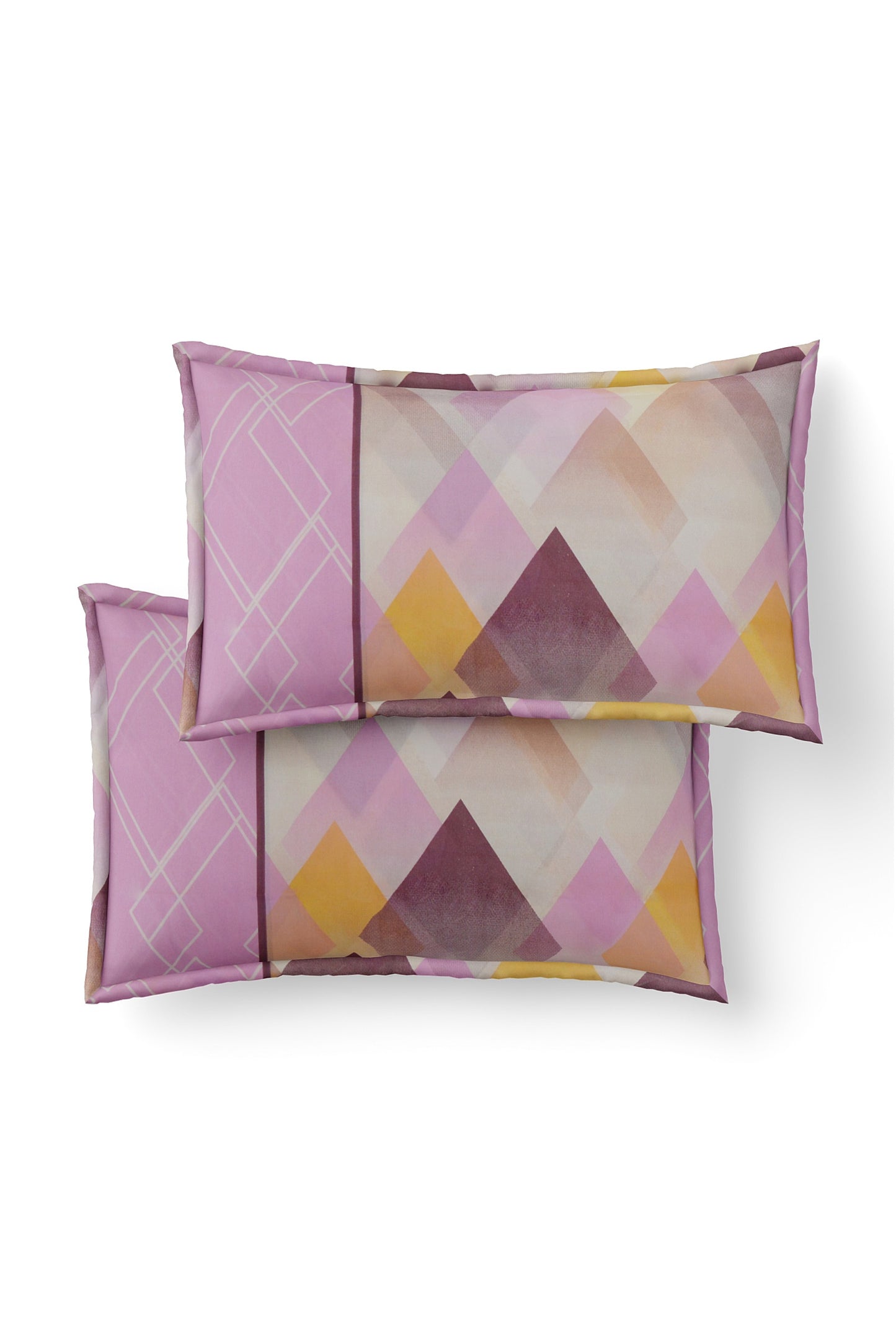 100% Cotton Printed Pillow Covers | Pack of 2