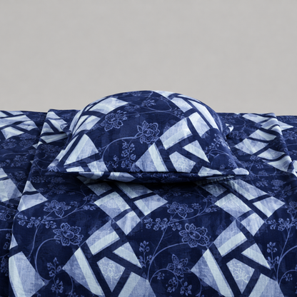 Tulip 100% Cotton 120 TC Printed Single Bedsheet
