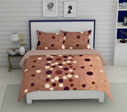 Beneton - Maroon and Yellow Polka Dots