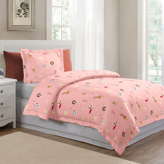 Discover the Excitement: Zoo Animals Themed Bedsheet for Kids