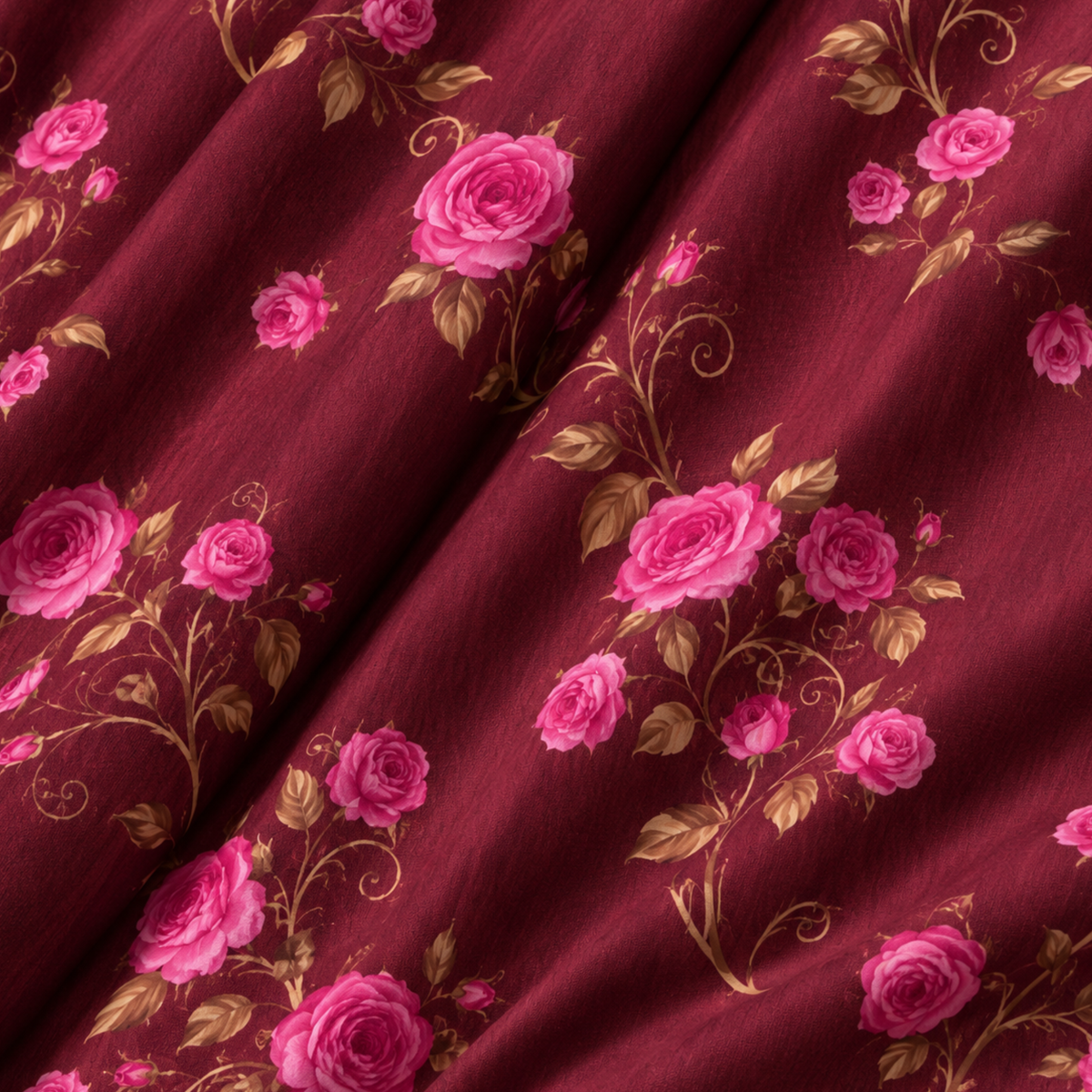 Florietta, 100% Cotton Double Bedsheet, 144 TC