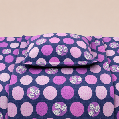 Tulip 100% Cotton 120 TC Printed Single Bedsheet