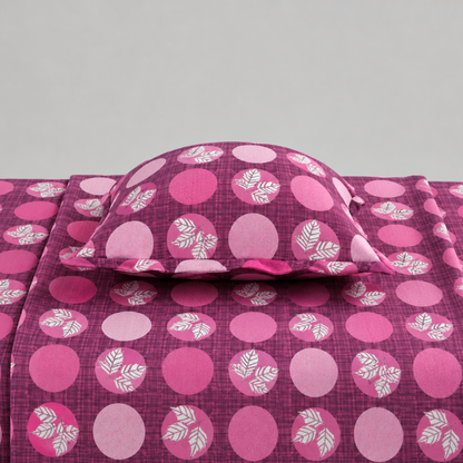 Tulip 100% Cotton 120 TC Printed Single Bedsheet