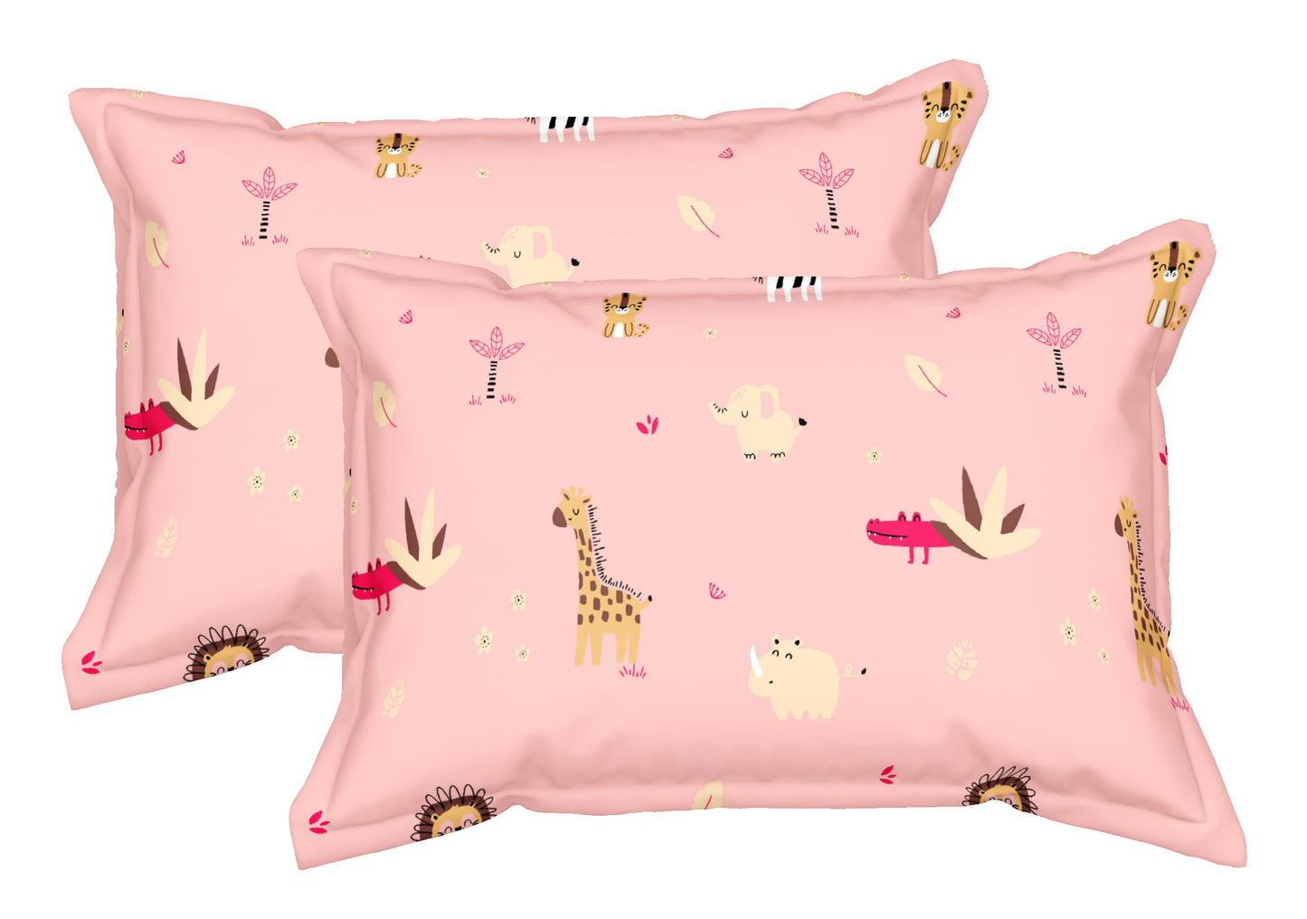Discover the Excitement: Zoo Animals Themed Bedsheet for Kids