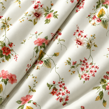 Majestic 100% Cotton Queen Size Double Bedsheet