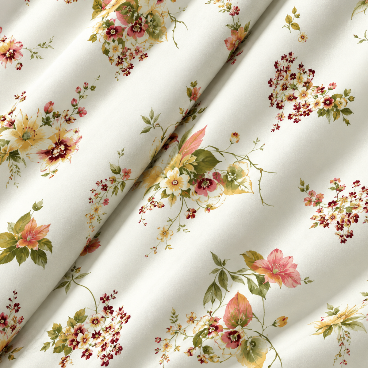 Majestic 100% Cotton Queen Size Double Bedsheet