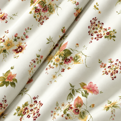 Majestic 100% Cotton Queen Size Double Bedsheet