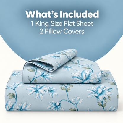 Elegance 100% Cotton Super King Size Bedsheet