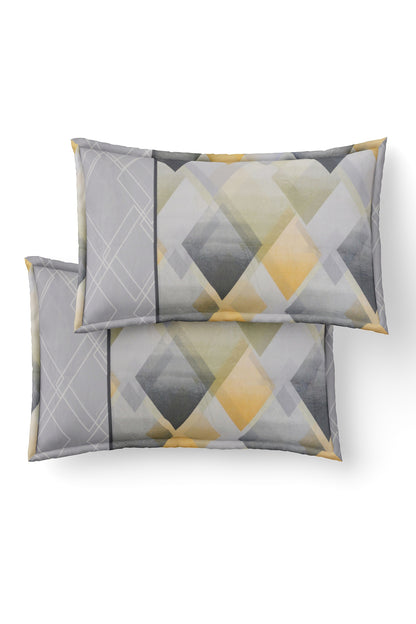 100% Cotton Printed Pillow Covers | Pack of 2